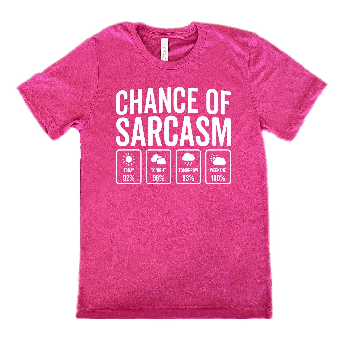 Chance of Sarcasm Shirt Unisex