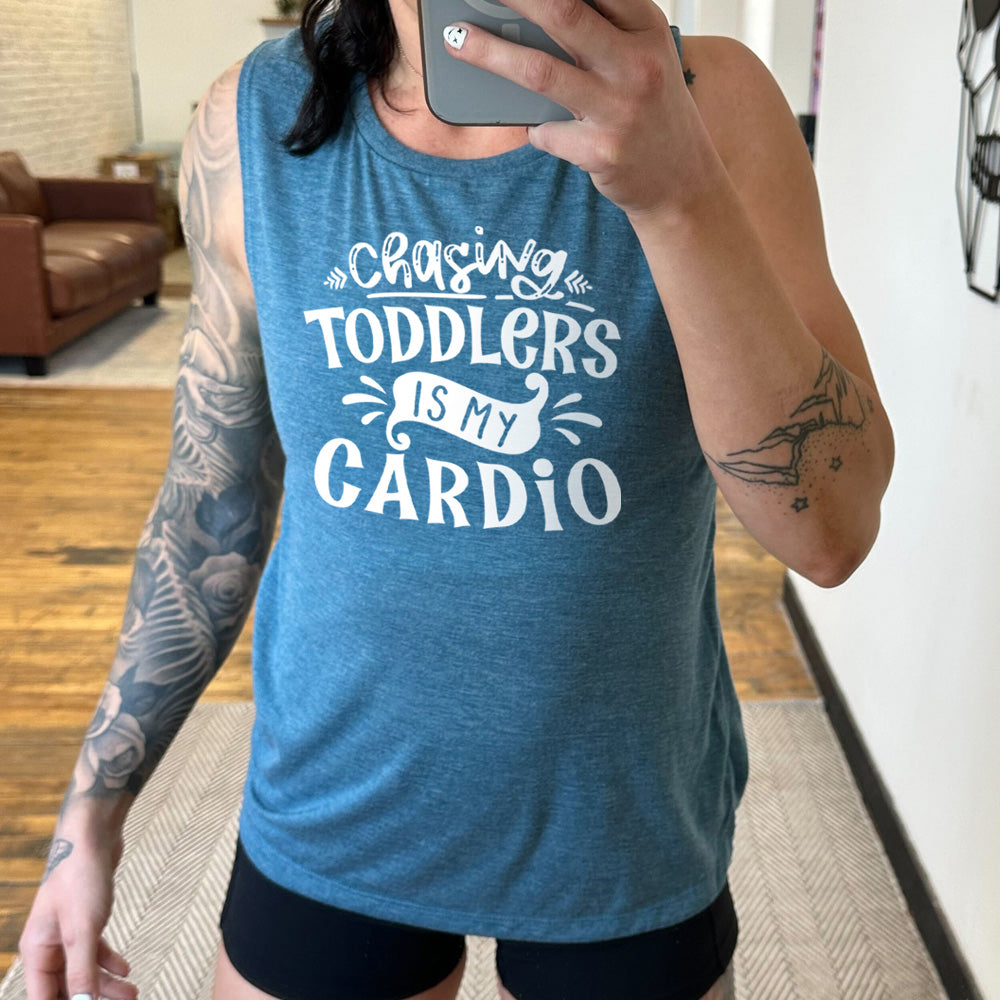 Chasing Toddlers is My Cardio Muscle Tank