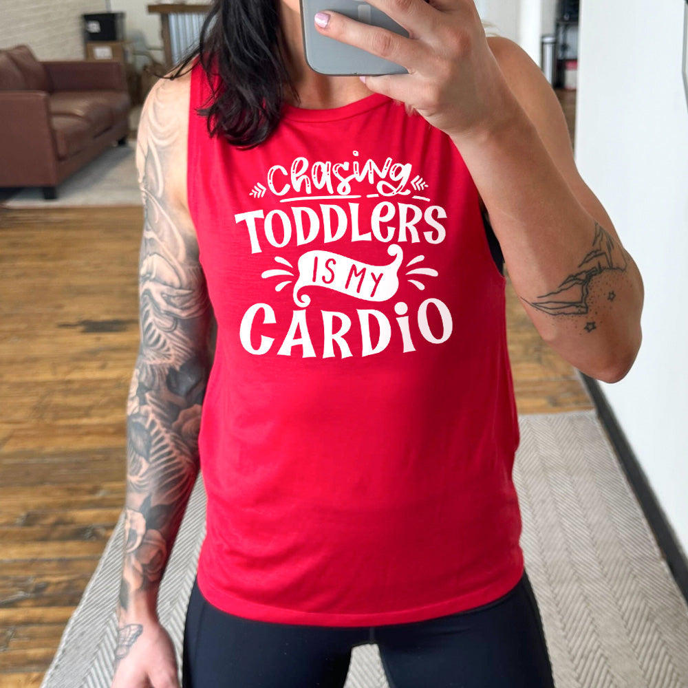 Chasing Toddlers is My Cardio Muscle Tank