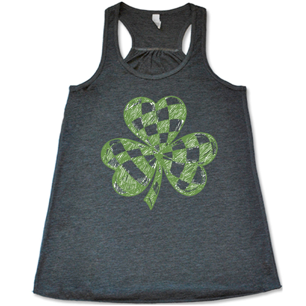 Checkered Shamrock Shirt