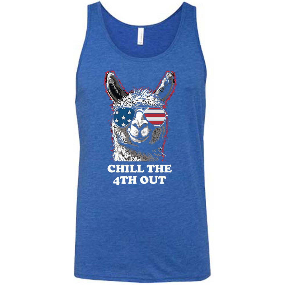 Chill The 4th Out Llama Shirt Unisex