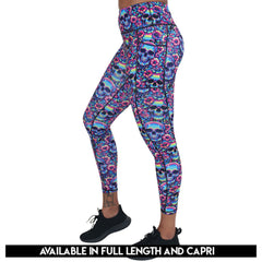 Acid Skulls Leggings