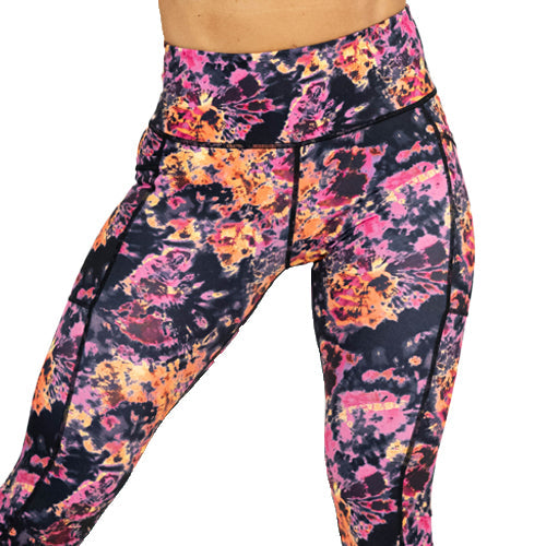 Acid Wash Tie Dye Leggings