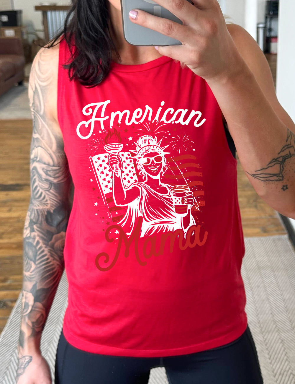 American Mama Muscle Tank