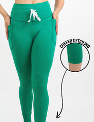 Aqua Green Omni Leggings