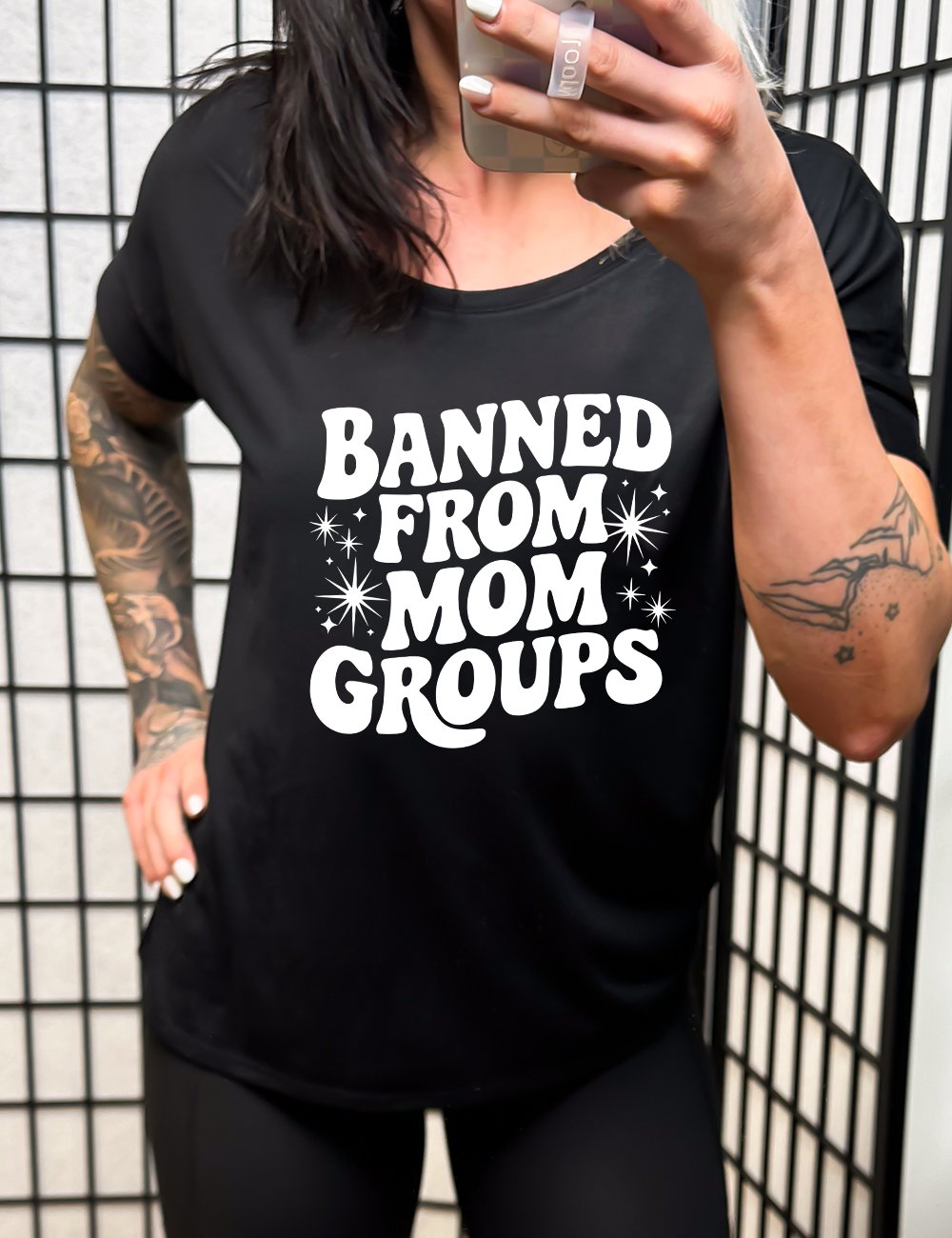 Banned From Mom Groups | Slouchy Tee