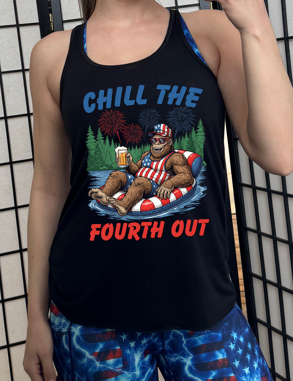 Bigfoot Chill the Fourth Out Shirt