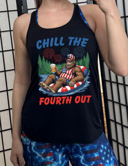 Bigfoot Chill the Fourth Out Shirt