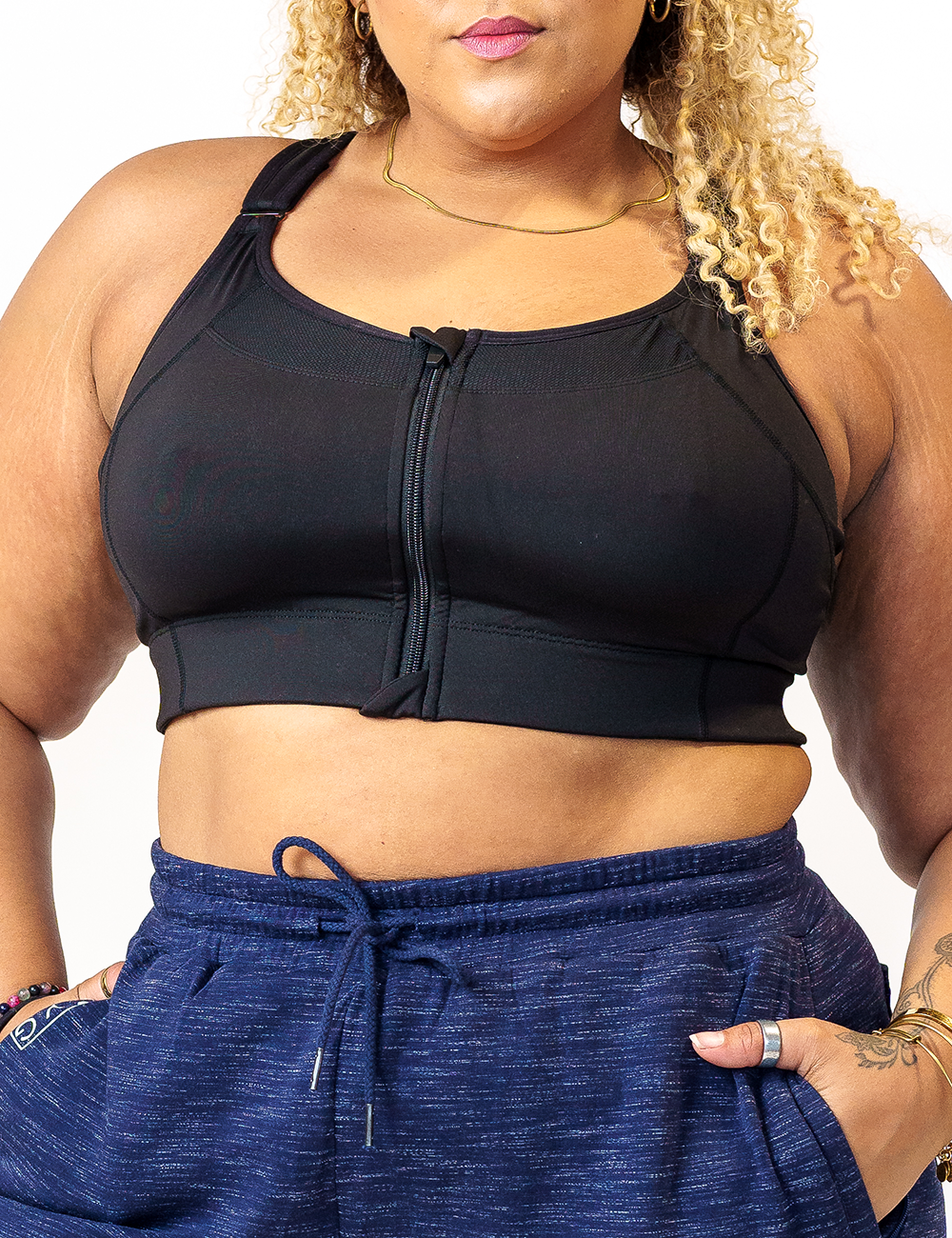 Calm Your Tits | Front Zipper Bra