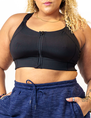 Calm Your Tits | Front Zipper Bra