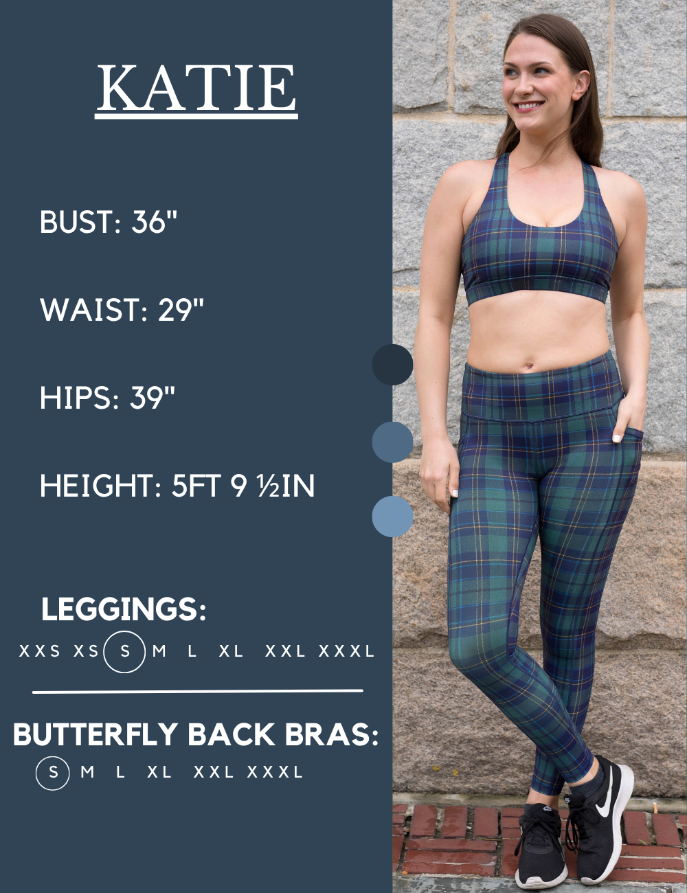 Blue Spruce Plaid Leggings
