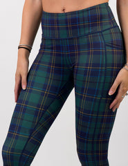 Blue Spruce Plaid Leggings
