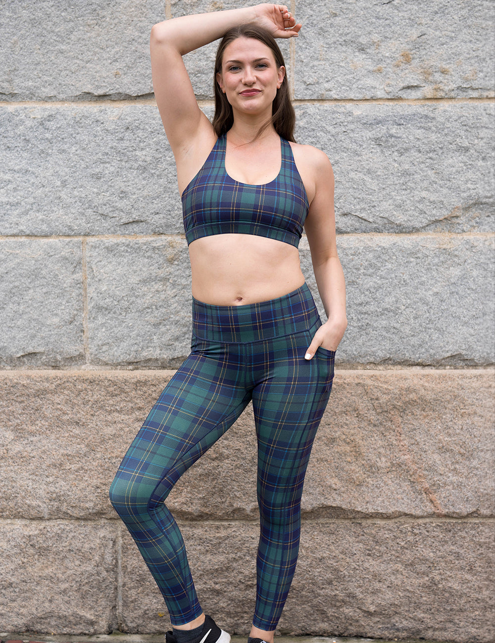 Blue Spruce Plaid Leggings