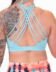 Butterfly Back Bra | Bombshell Blue