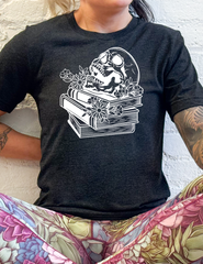 Books With Skull Shirt Unisex