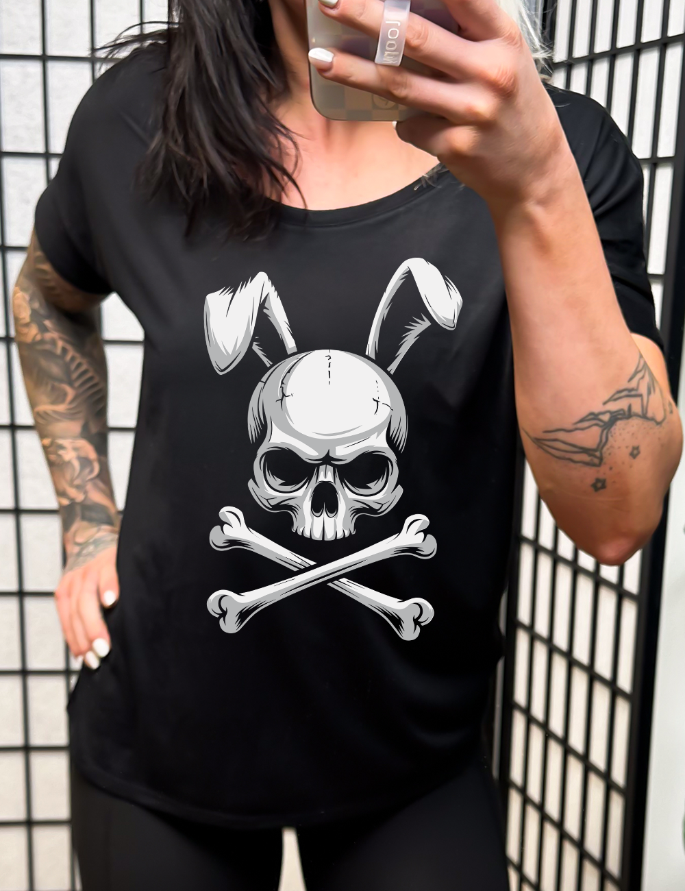 Bunny Crossbones | Slouchy Tee