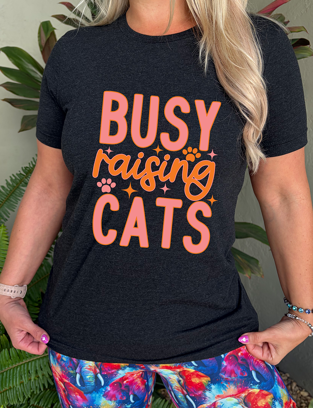 Busy Raising Cats Shirt Unisex
