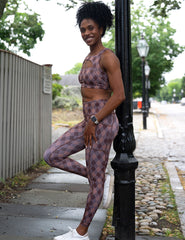 Cafe Argyle Leggings