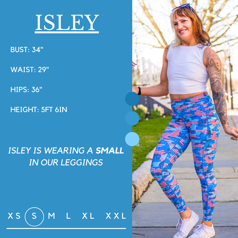 Camo Flag Leggings