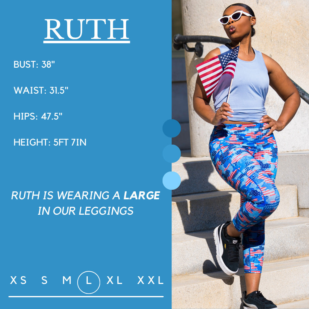 Camo Flag Leggings