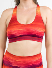 Butterfly Back Bra | Desert Sunset