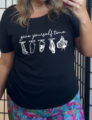 Butterfly Life Cycle Give Yourself Time | Slouchy Tee