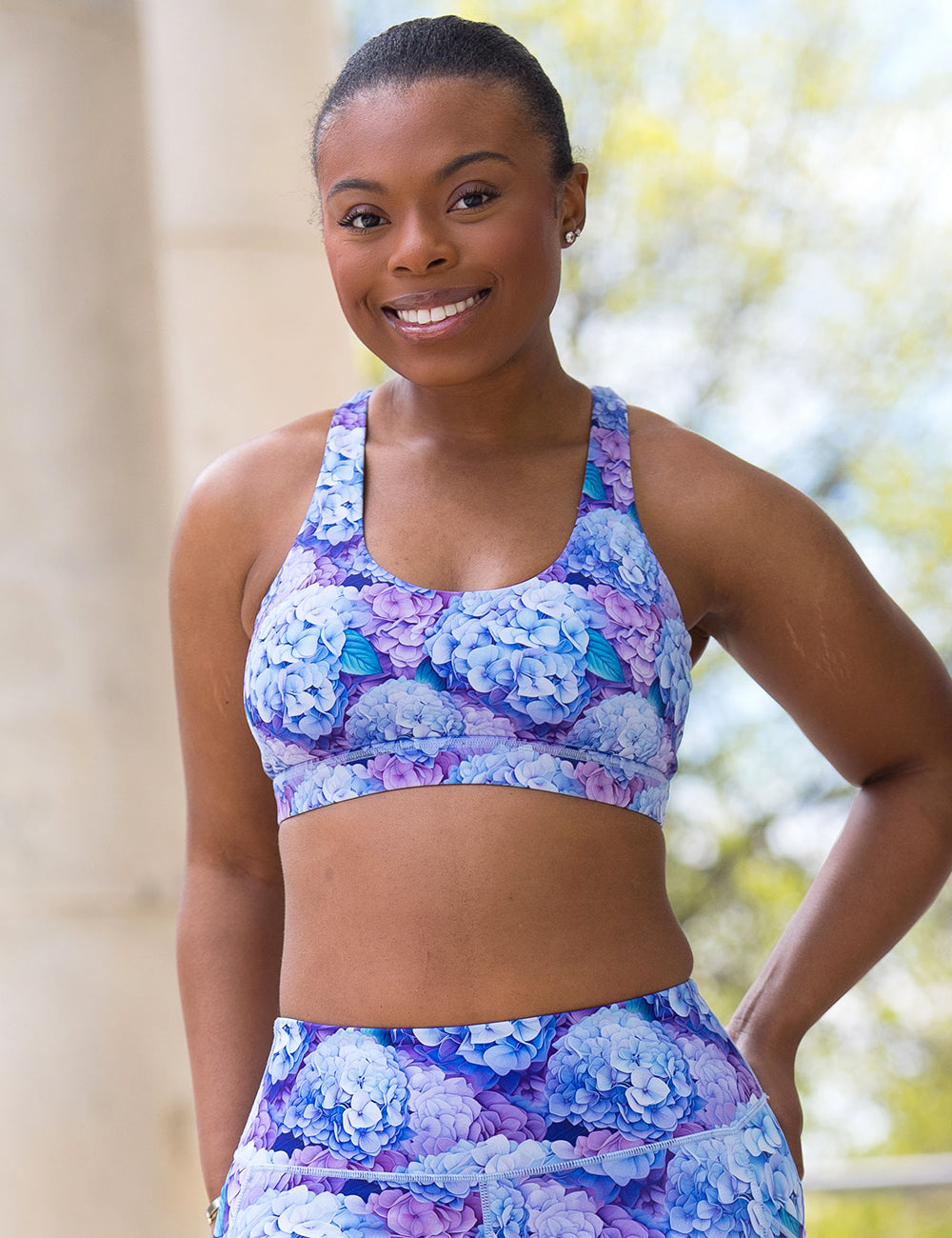 Butterfly Back Bra | Hydrangea