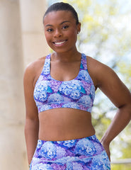Butterfly Back Bra | Hydrangea