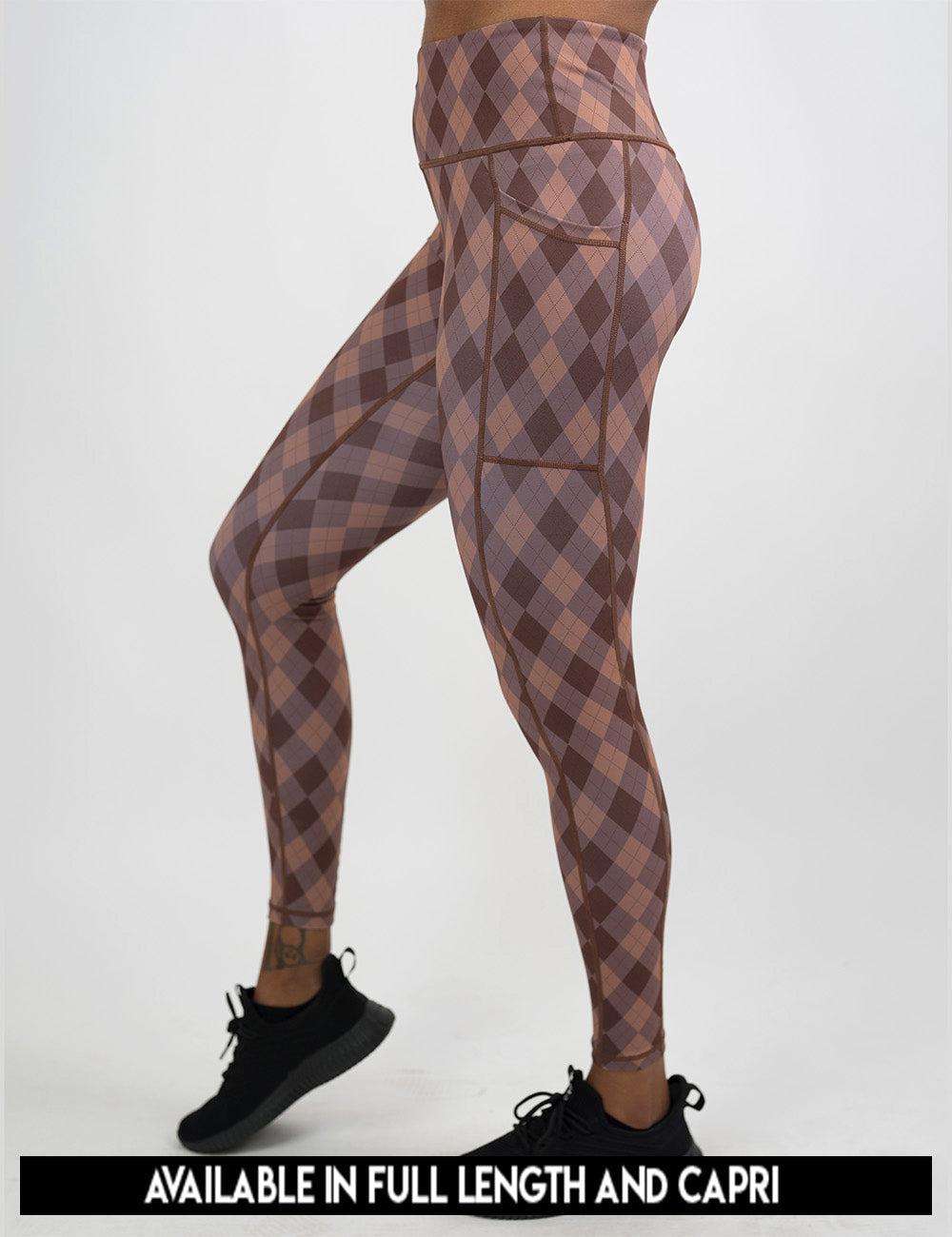 Cafe Argyle Leggings