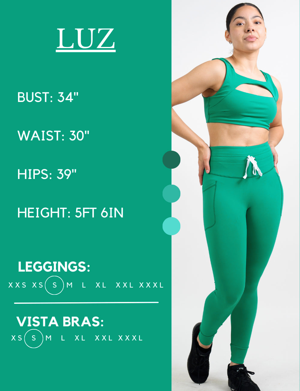 Aqua Green Omni Leggings