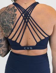 Butterfly Back Bra | Navy